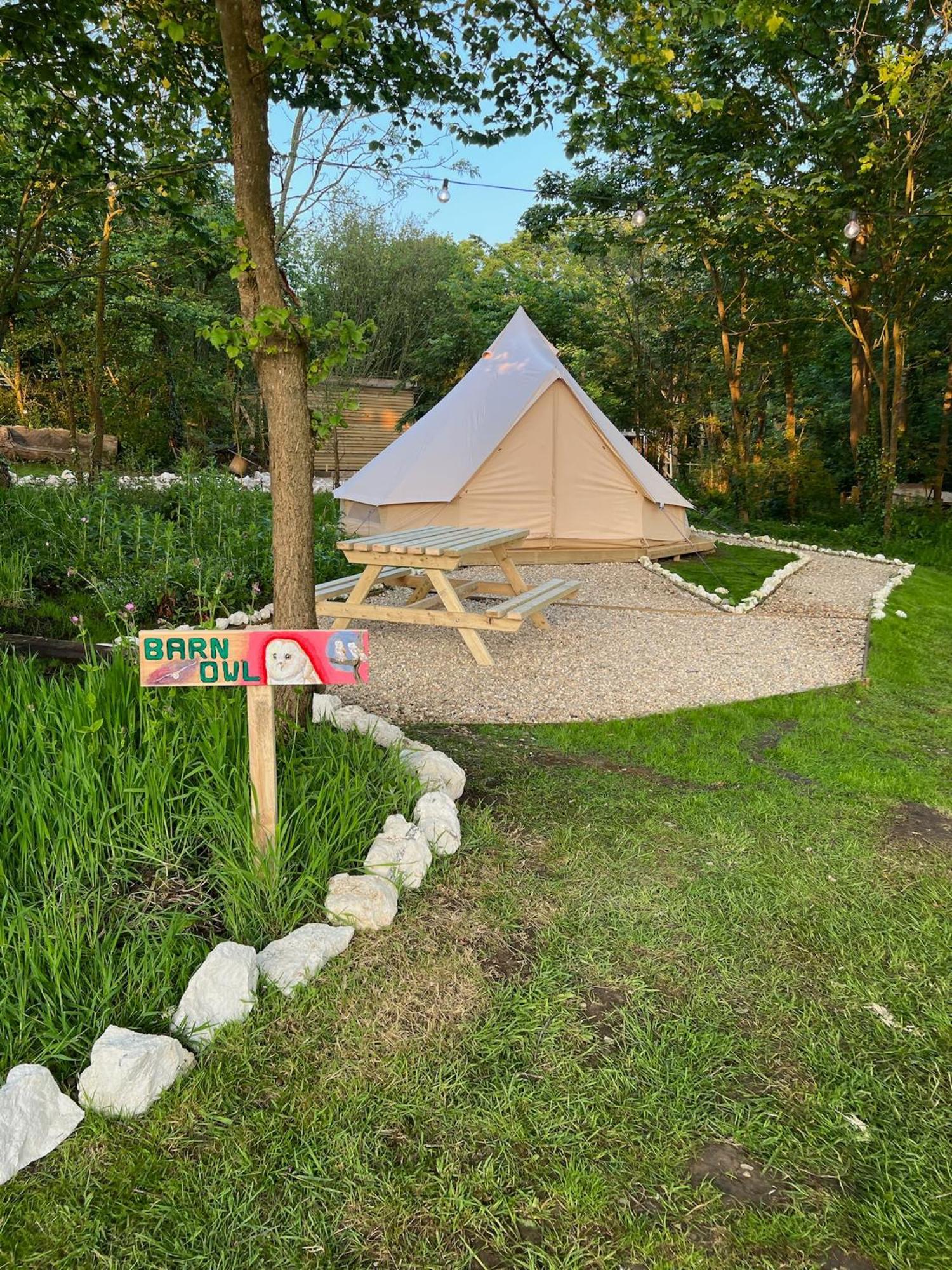 Glamping At Camp Corve Hotel Chale Buitenkant foto